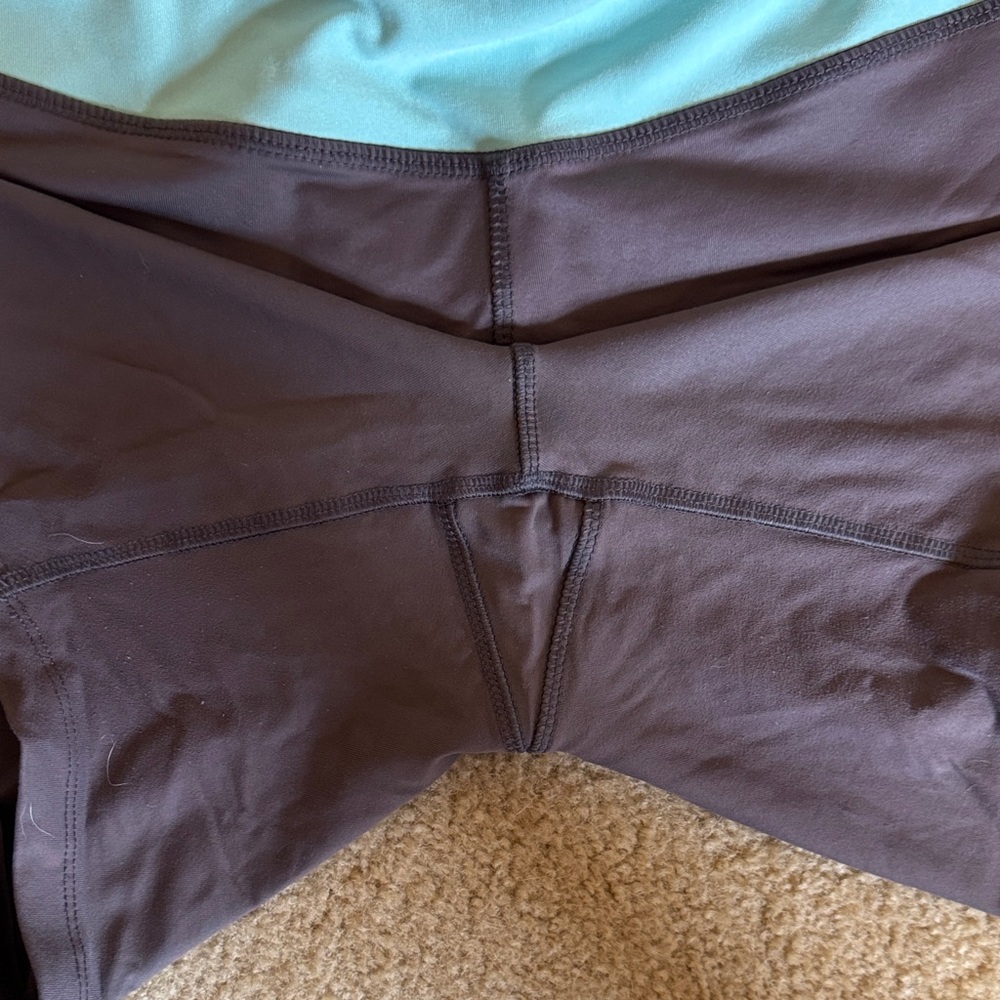 Avia Women's Athletic Shorts in grey and Light teal - Picture 3 of 5